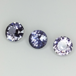 1,18ct Spinello rotondo misura 4,4-4,6mm