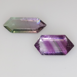 6.45 Fluorite blue John taglio fantasia 16,5x6,2mm 14,3x7,3mm