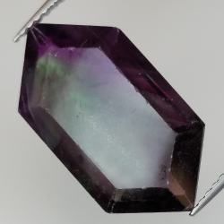 10,13ct Fluorite Blue John Fancy Cut 20,2x11mm