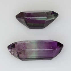 8,11ct Fluorite Blue John Fancy Cut 15,7x6,9mm