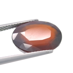 10,09 ct. Grenat de Hessonite Oval Cut