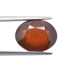 8,99 ct.  Grenat de Hessonite Oval Cut