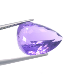 21,40ct  Amethyst Birne Schnitt 22,04x17,02mm