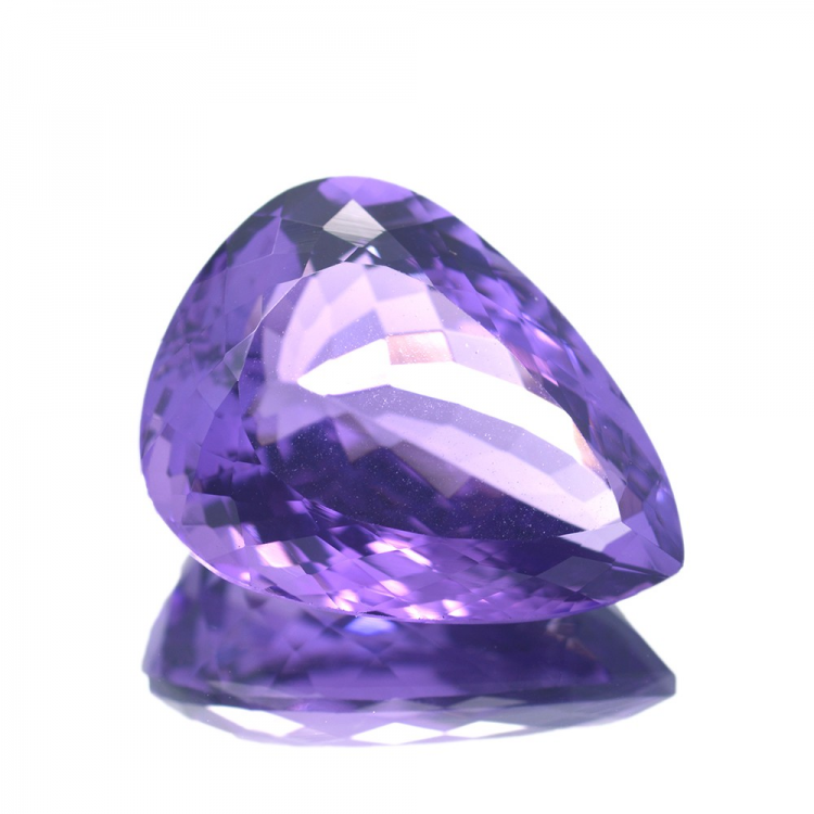 21,40ct Amethyst Pear Cut 22,04x17,02mm