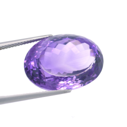 24,72 ct Améthyste Taille Ovale  22,04x17,02mm