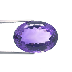 24,72 ct Amethyst Oval Cut 22,04x17,02mm