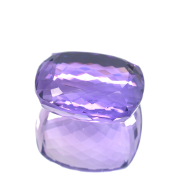 34,05 ct  Amethyst Kissen Schnitt 22,00x19,42mm