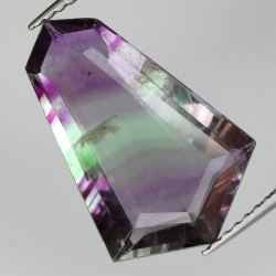 6,64ct Fluorite Blue John Fancy Cut 17,7x12,1mm