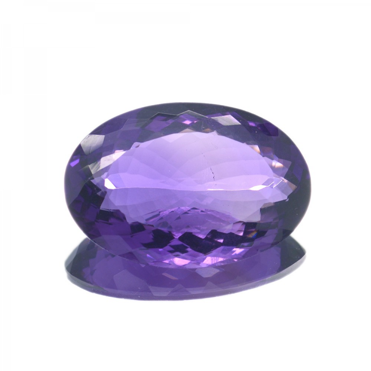 24,43 ct Amethyst Oval Schnitt 25,92x17,37mm