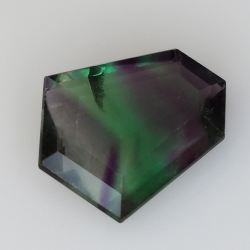 9.67ct Fluorite Blue John Fancy Cut 16,6x13,1mm