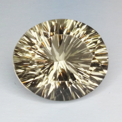 29,96ct Cuarzo ahumado talla oval 23,2x19,6mm