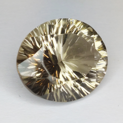 29,96ct Cuarzo ahumado talla oval 23,2x19,6mm