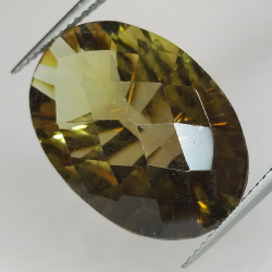 15,77ct Rauchquarz Ovalschliff 21,1x15mm