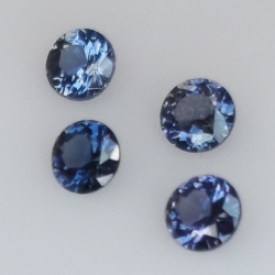 1,18ct Spinello rotondo misura 4,1-4,2mm