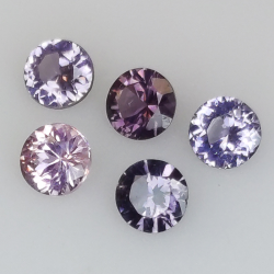 1,25ct Espinela Talla Redonda 3,9-4mm