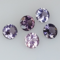 1,25ct Espinela Talla Redonda 3,9-4mm