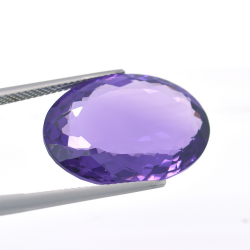 17,43 ct  Amethyst Oval Schnitt 21,80x15,82mm