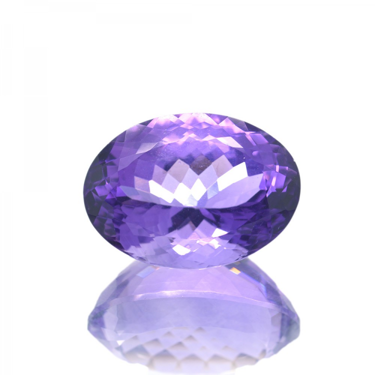 17,43ct  Amethyst Oval Schnitt 21,80x15,82mm