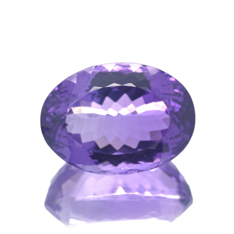 27,97 ct Amethyst Oval Cut 21,97x15,91mm