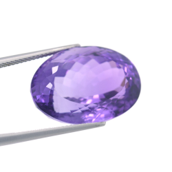 27,97 ct Amethyst Oval Schnitt 21,97x15,91mm