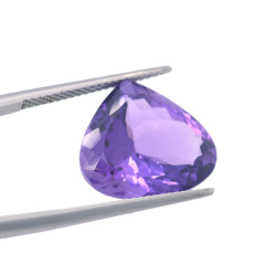 9,97 ct  Amethyst Birne Schnitt 16,84x14,73mm