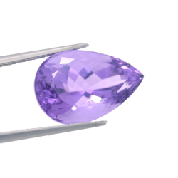 13,38 ct Amethyst Birne Schnitt 16,84x14,73mm