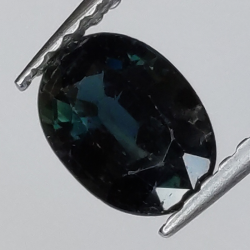 1,10 ct blauer Saphir im Ovalschliff 7x5 mm