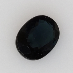 1,33 ct blauer Saphir im Ovalschliff 7x5 mm