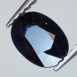 0,99 ct Saphir bleu taille ovale 7x5 mm