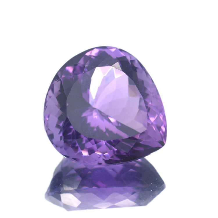 23,40ct  Amethyst Birne Schnitt 19,37x18,60mm