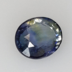 0,76 ct Saphir im Ovalschliff 4,8x5,9mm