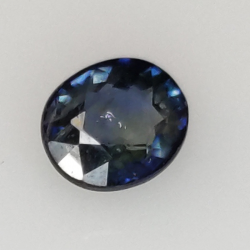 0,60 ct Saphir taille ovale 5,1x4,3 mm