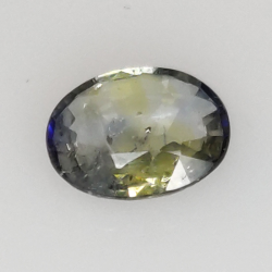 0,66ct sapphire oval cut 6.4x4,9mm