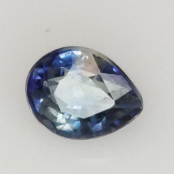 0,62ct Saphir im Birnenschliff 5,2x4,1mm