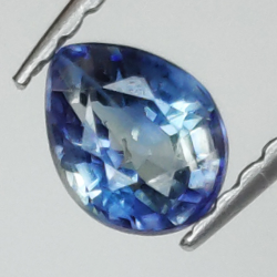 0,62ct Saphir im Birnenschliff 5,2x4,1mm