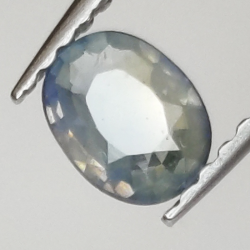 0,45 ct Saphir taille ovale 5,5x4,2mm