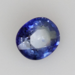 1,00 ct Saphir taille ovale 6,3x5,4 mm