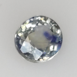 0,90 ct Saphir taille ovale 5,5x5,08 mm