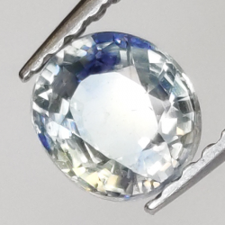 0,90 ct Saphir taille ovale 5,5x5,08 mm