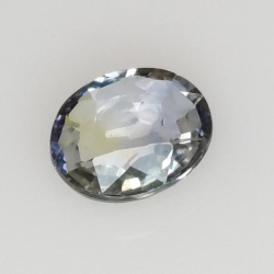 0,85 ct Saphir taille ovale 6,4x5,3 mm