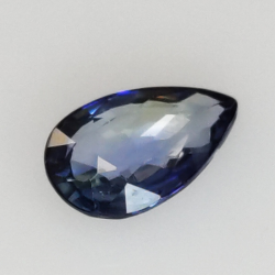 0.64ct Saphir taille poire 6,8x4,2mm