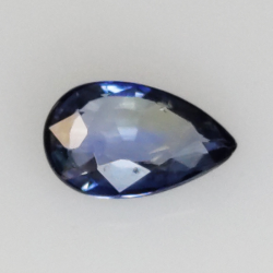 0.64ct Saphir taille poire 6,8x4,2mm