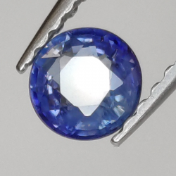 0,48ct Saphir Rundschliff 4,5 mm