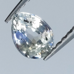 0,80ct Saphir im Birnenschliff 5,8x4,5mm
