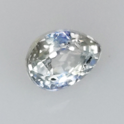 0,80ct Saphir im Birnenschliff 5,8x4,5mm