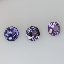 1,89ct Spinel Round Cut 5,2-5,3mm