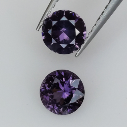 1,17ct Spinello rotondo misura 5,3-5,4mm