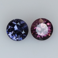 1,33ct Spinello rotondo misura 5,3-5,4mm