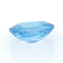 1,78 ct Zircon Bleu Taille Ovale