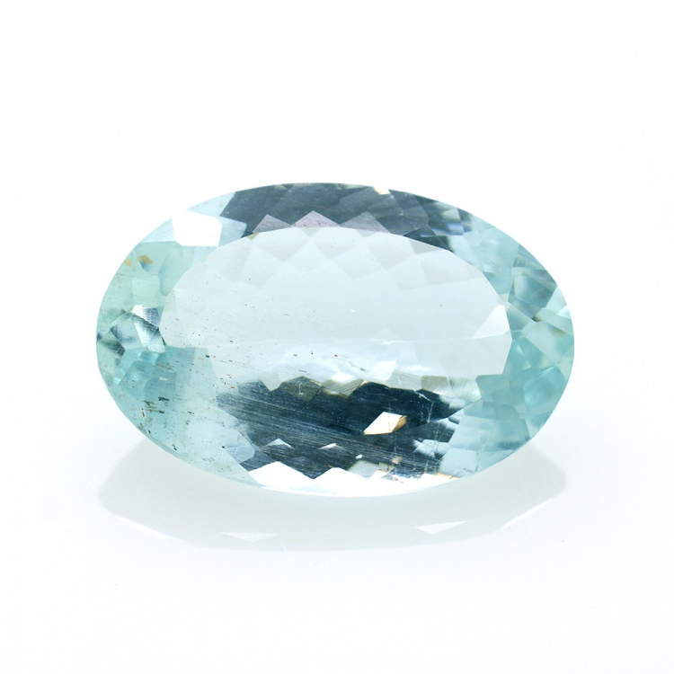 10,56 ct. Acquamarina in Faccettato Smeraldo